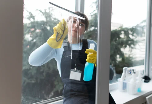 Nettoyage de vitres intérieures et extérieures à Crestet